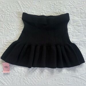 PrettyLittleThing short black skirt, size S